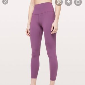 NWOT Lululemon Wunder Under HR Tight 25”, size 8